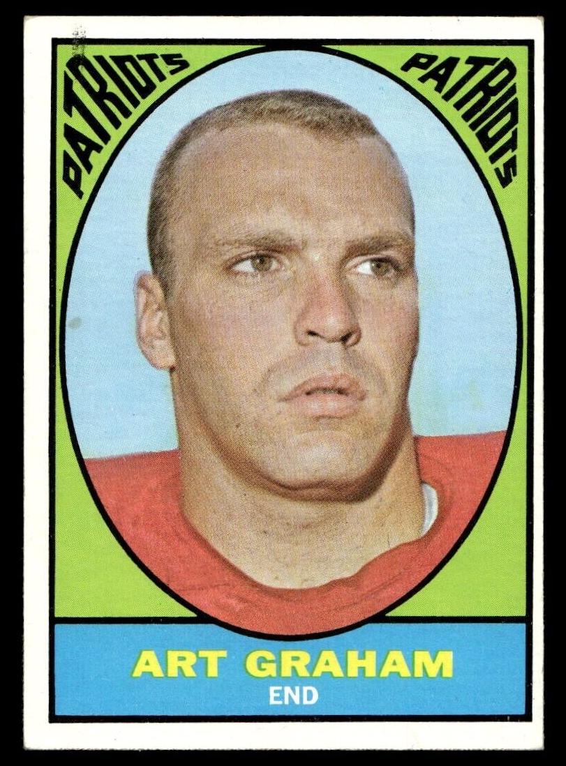 1967 Topps Football Art Graham #12