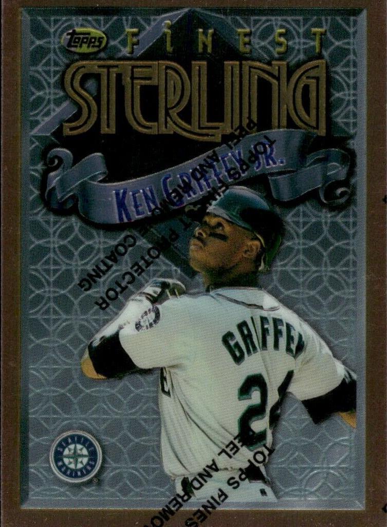 1996 Topps Finest Baseball Ken Griffey Jr. #24