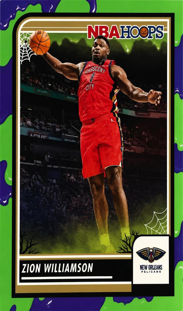 2023 Panini Haunted Hoops Basketball Silme Zion Williamson #270 PSA 10