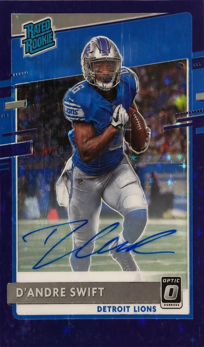2020 Donruss Optic Football Purple Stars D'Andre Swift #159