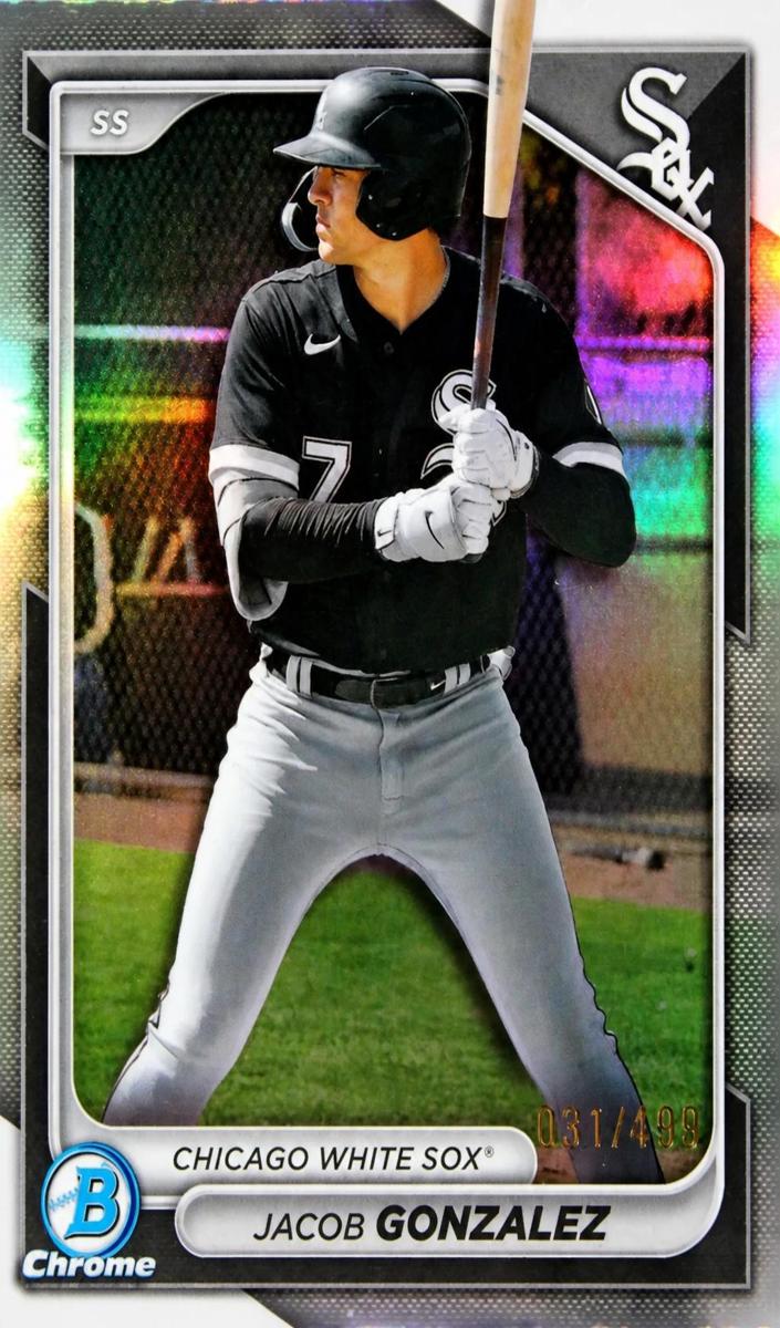 2024 Bowman Chrome Prospects Baseball Refractor Jacob Gonzalez #BCP-242