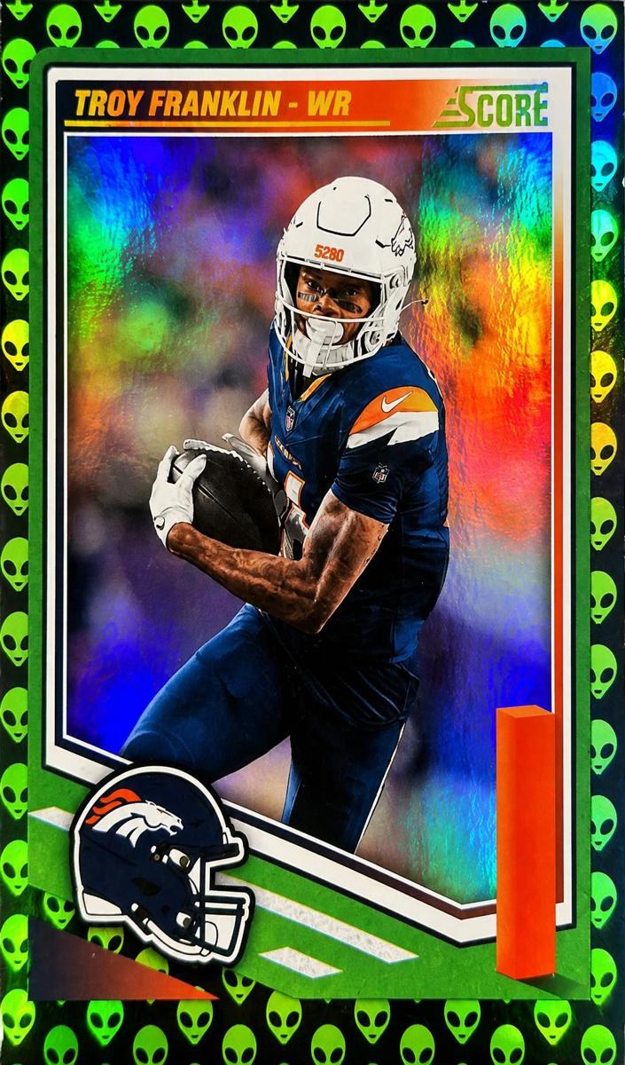 2025 Panini Score Football Extraterrestrial Troy Franklin #15