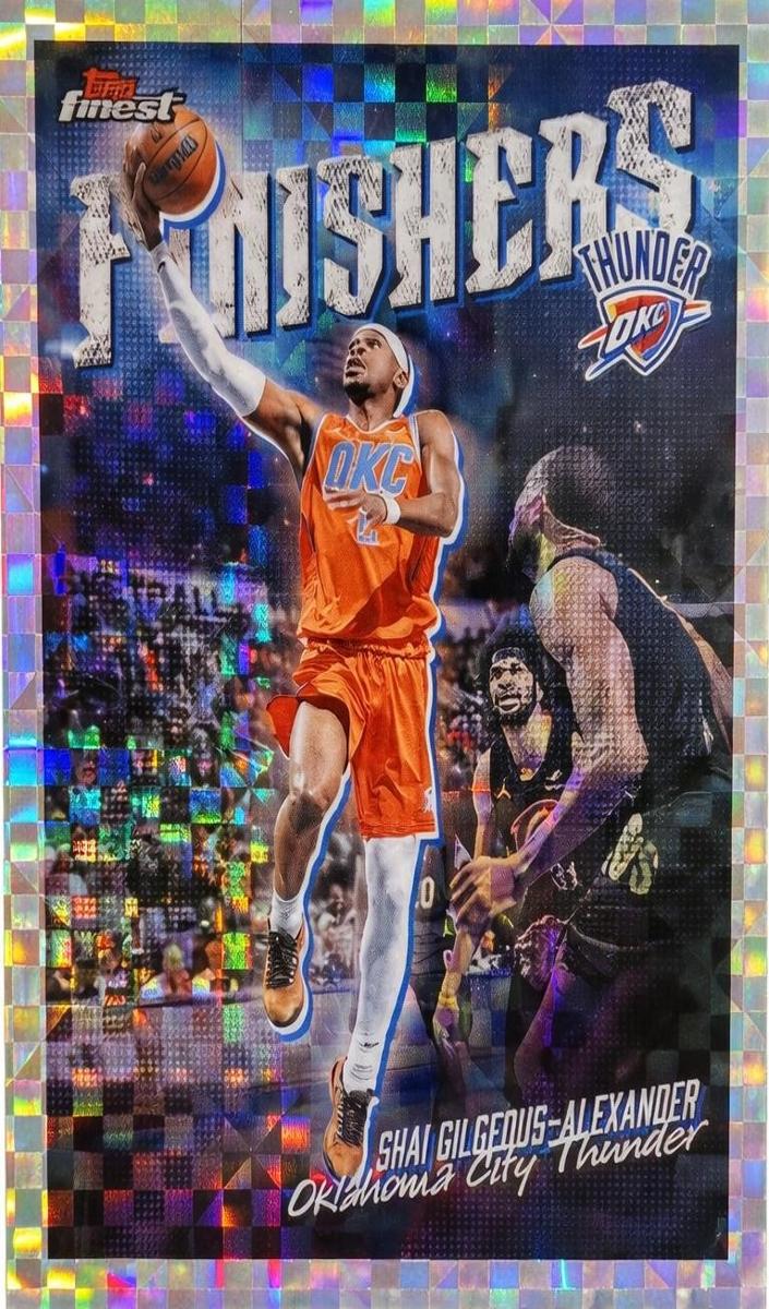 2025 Topps Finest Basketball X-Fractor Shai Gilgeous-Alexander #FI-5