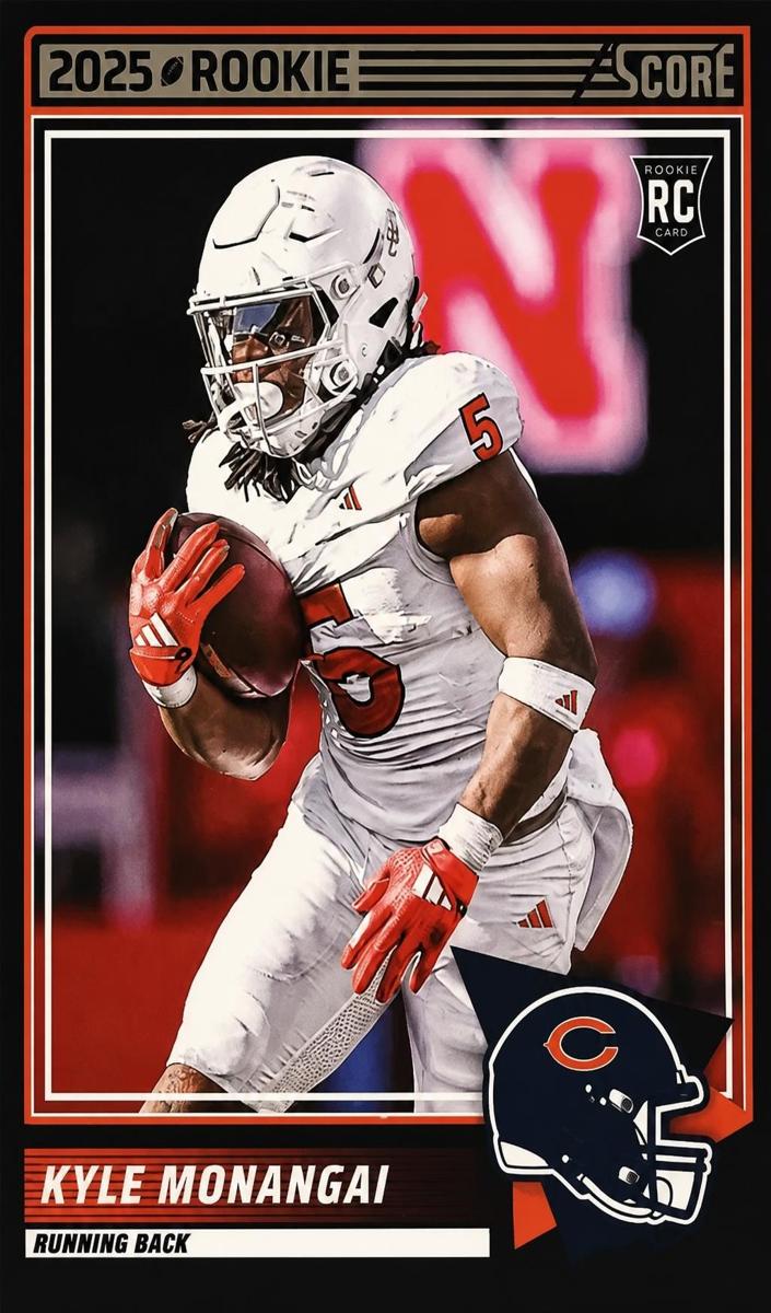 2025 Panini Score Football Scorecard Kyle Monangai #48