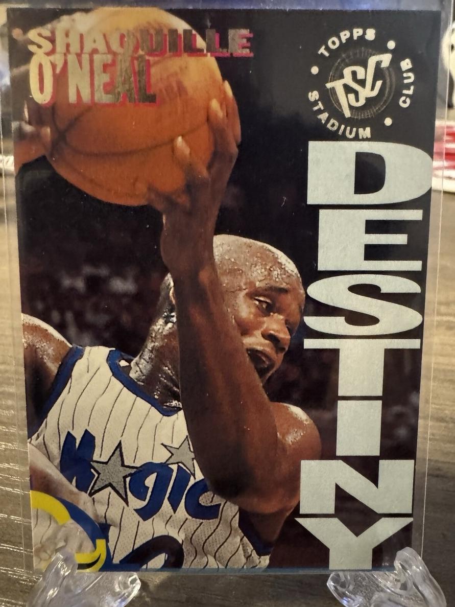 1994 Topps Stadium Club Basketball Shaquille O'Neal #7B PSA 9