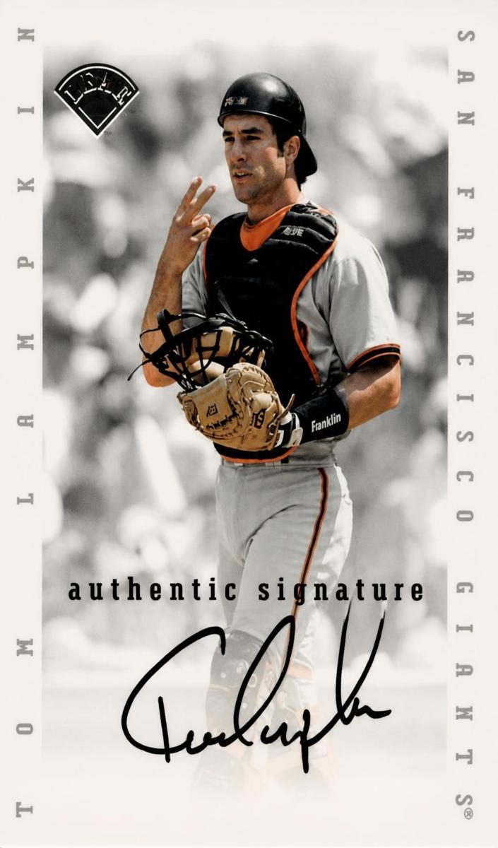 1996 Leaf Signature Series Baseball Tom Lampkin #NNO
