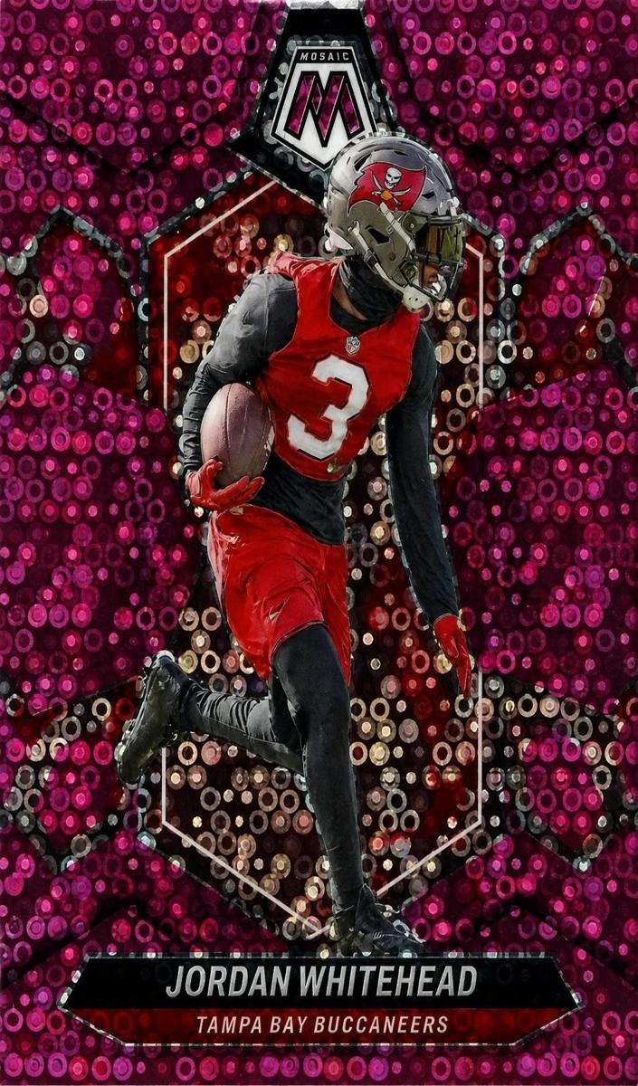 2024 Panini Mosaic Football No Huddle Pink Jordan Whitehead #210