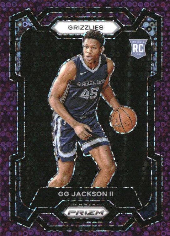 2023 Panini Prizm Basketball Fast Break Purple GG Jackson II #179 PSA 9