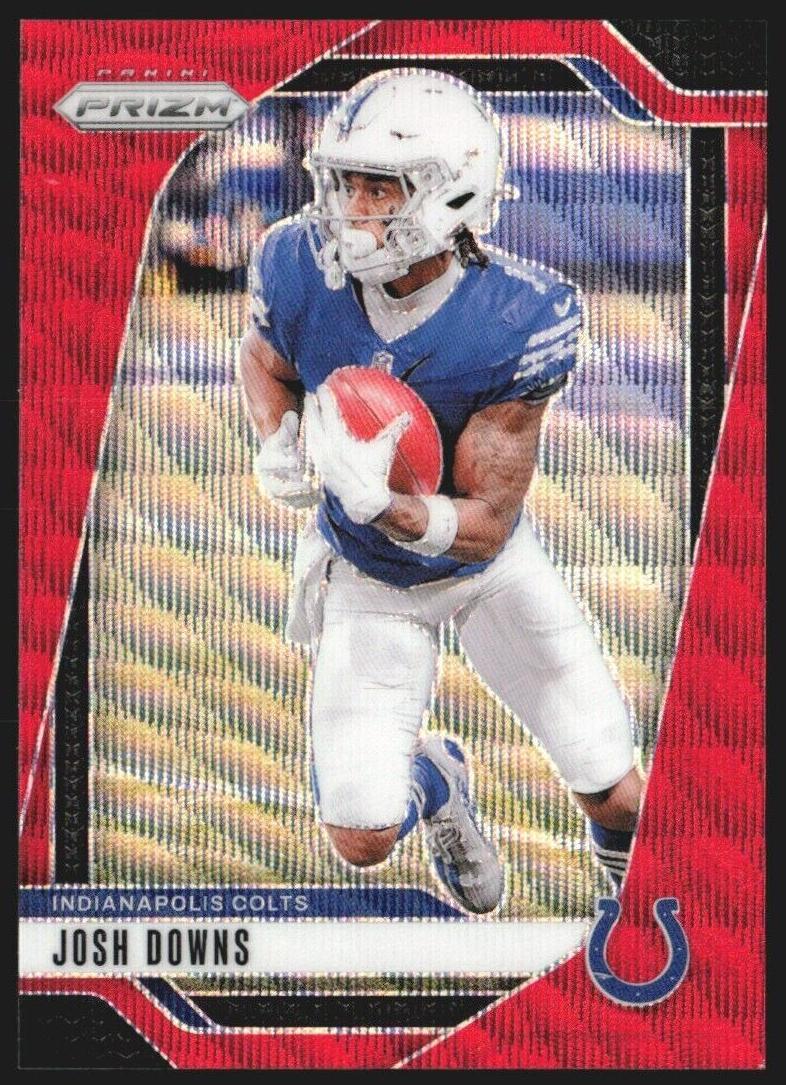 2024 Panini Prizm Football Red Wave Josh Downs #122
