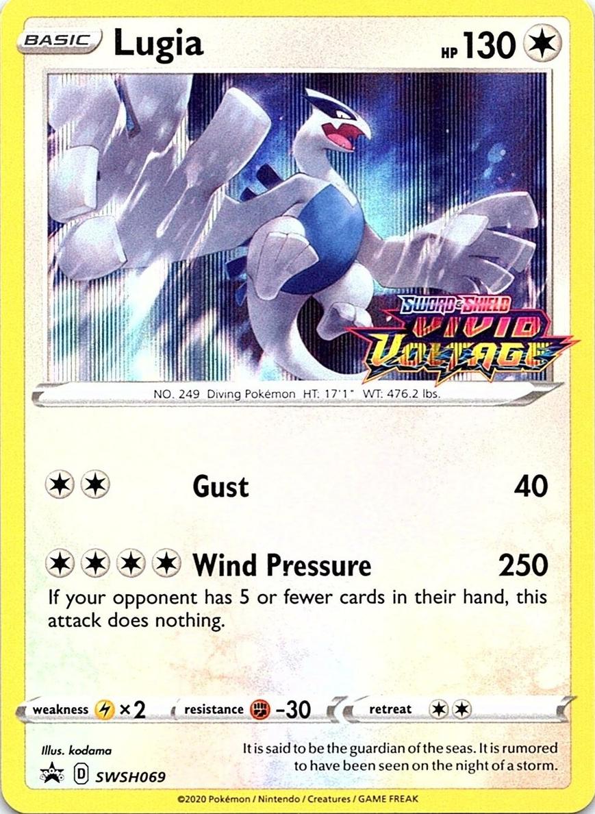 2020 Pokemon SWSH Black Star Promo Lugia #SWSH069 PSA 10