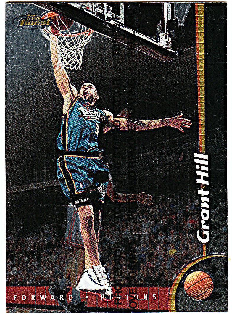 1998 Topps Finest Basketball Grant Hill #165