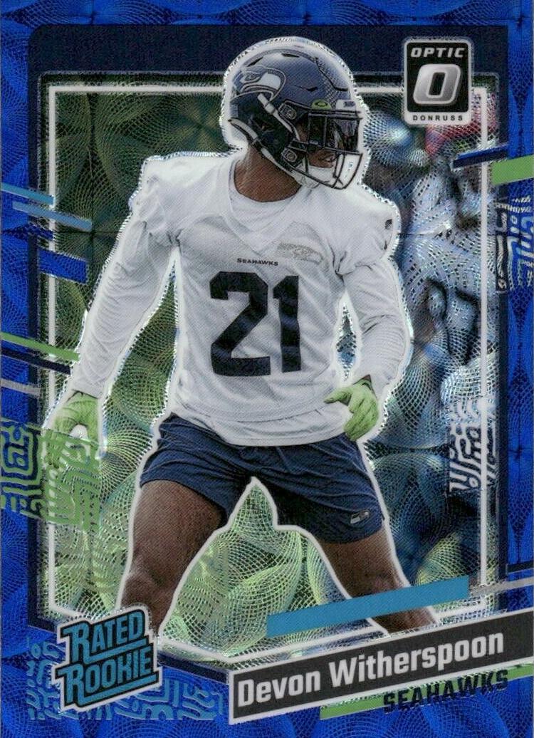 2023 Panini Donruss Football Blue Scope Devon Witherspoon #389