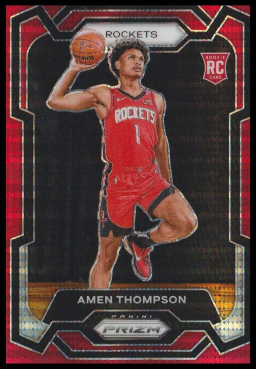 2023 Panini Prizm Basketball Red Amen Thompson #150