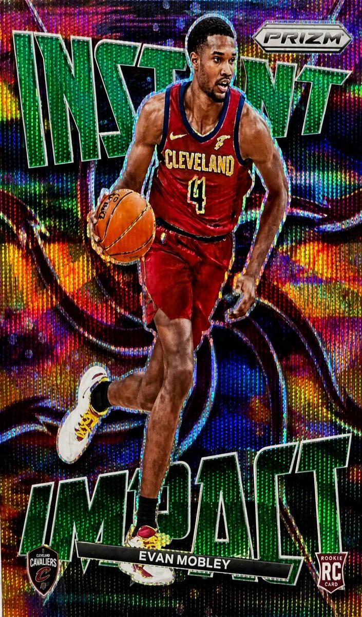 2021 Panini Prizm Basketball Green Wave Evan Mobley #10