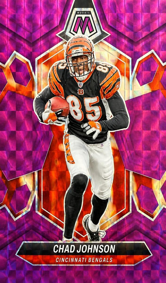 2024 Panini Mosaic Football Purple Chad Johnson #228