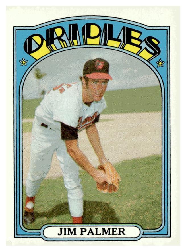 1972 Topps Baseball Jim Palmer #270 RAW Ungraded