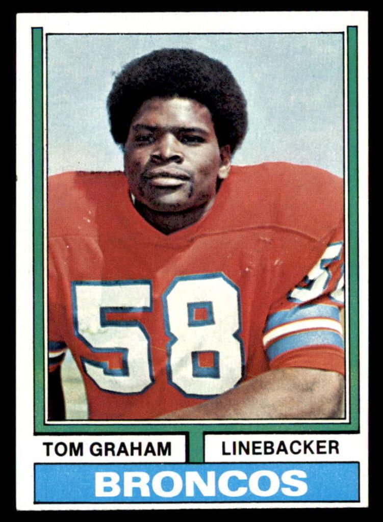1974 Topps Football Tom Graham #432 PSA 9