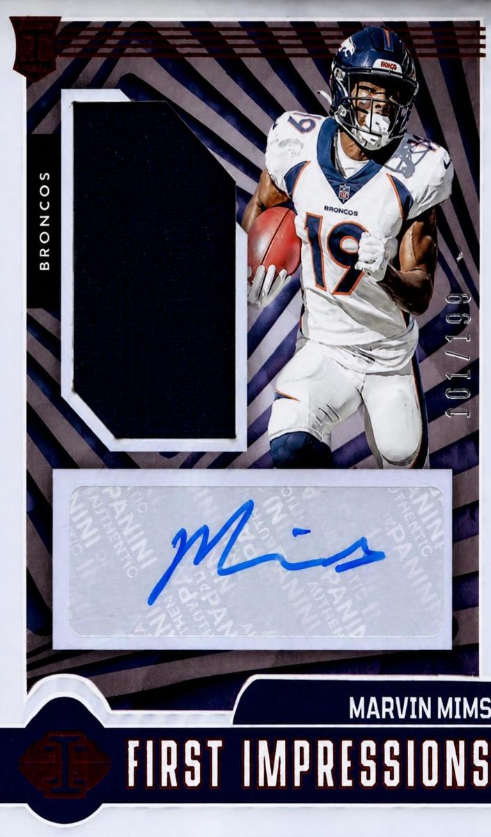 2023 Panini Illusions Football Red Marvin Mims #124