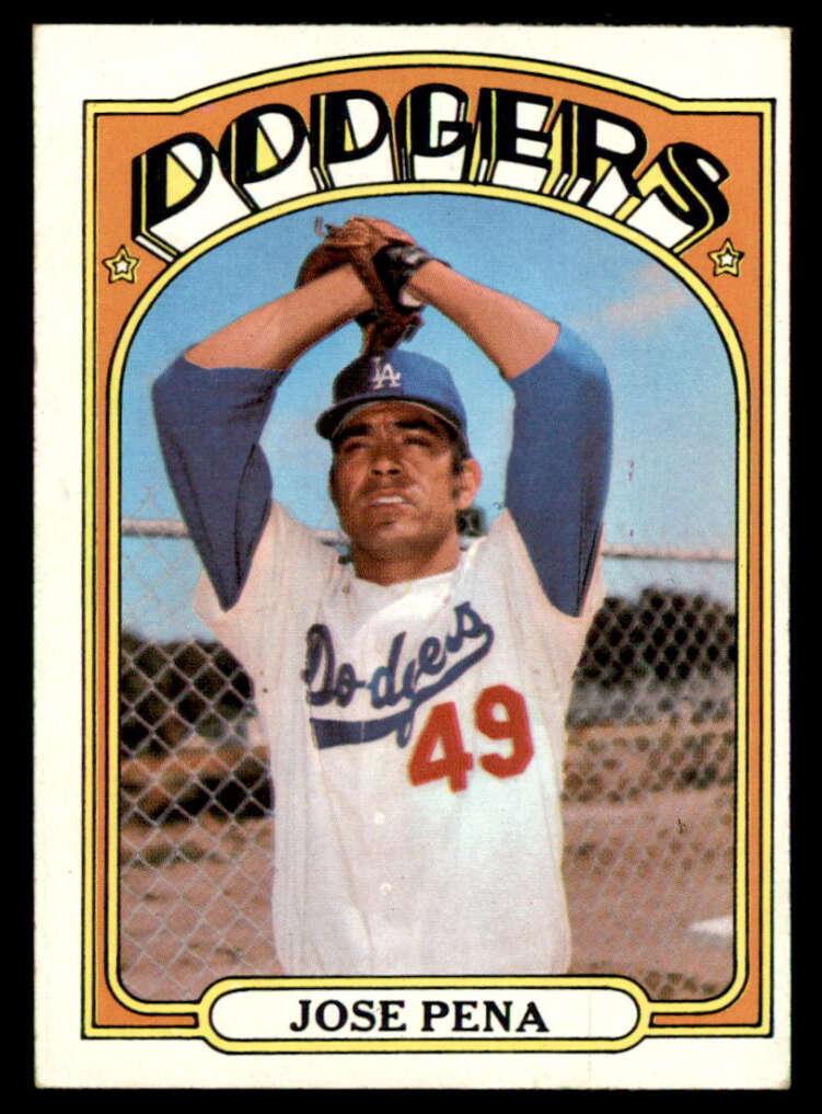 1972 Topps Baseball Jose Pena #322