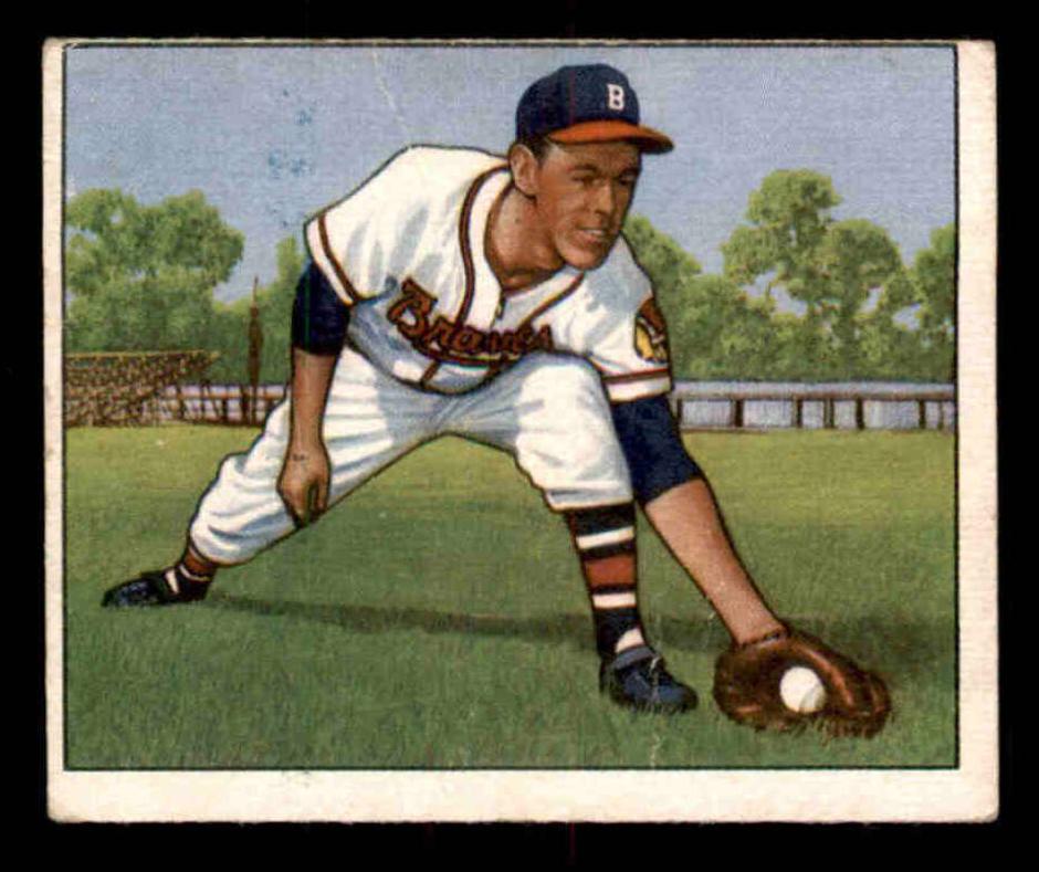 1950 Bowman Baseball null Buddy Kerr #55 PSA 6