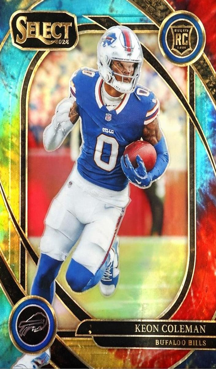2024 Panini Select Football Tie-Dye Keon Coleman #280