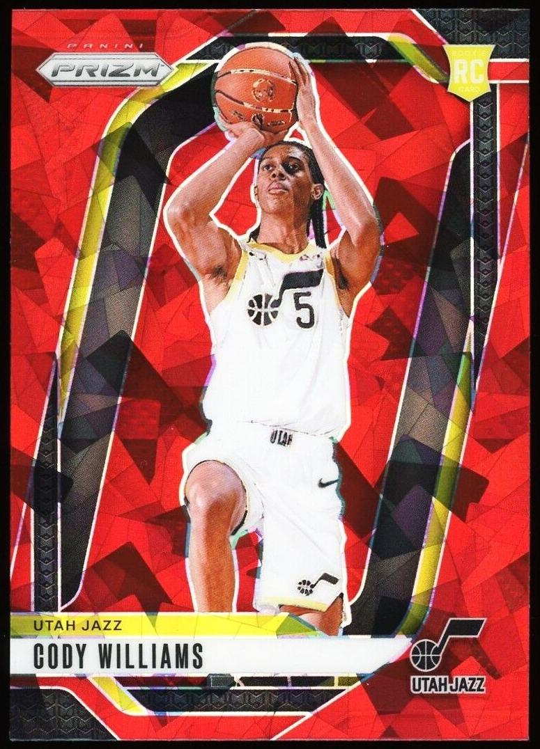 2024 Panini Prizm Basketball Red Ice Cody Williams #232