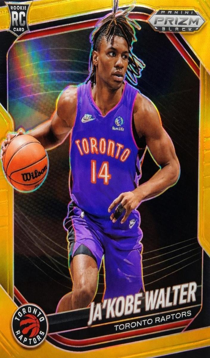 2024 Panini Prizm Black Basketball Gold Ja'Kobe Walter #99