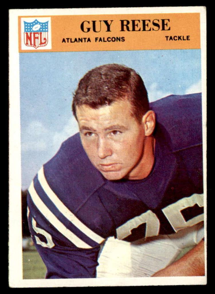1966 Philadelphia Football Guy Reese #9 PSA 8
