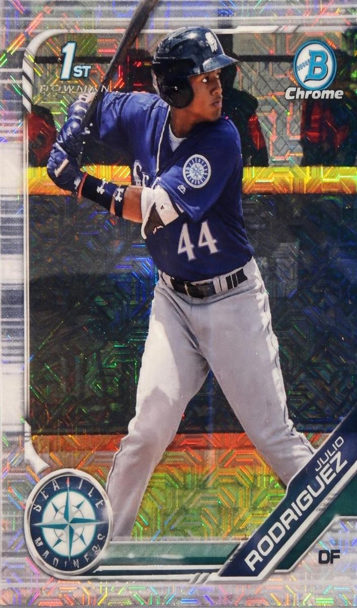 2019 Bowman Mega Box Chrome Baseball Julio Rodriguez #BCP-33 PSA 9