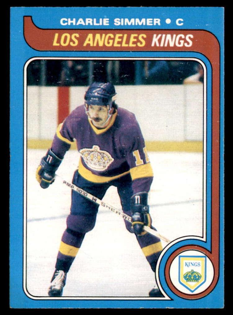 1979 O-Pee-Chee Hockey Charlie Simmer #191