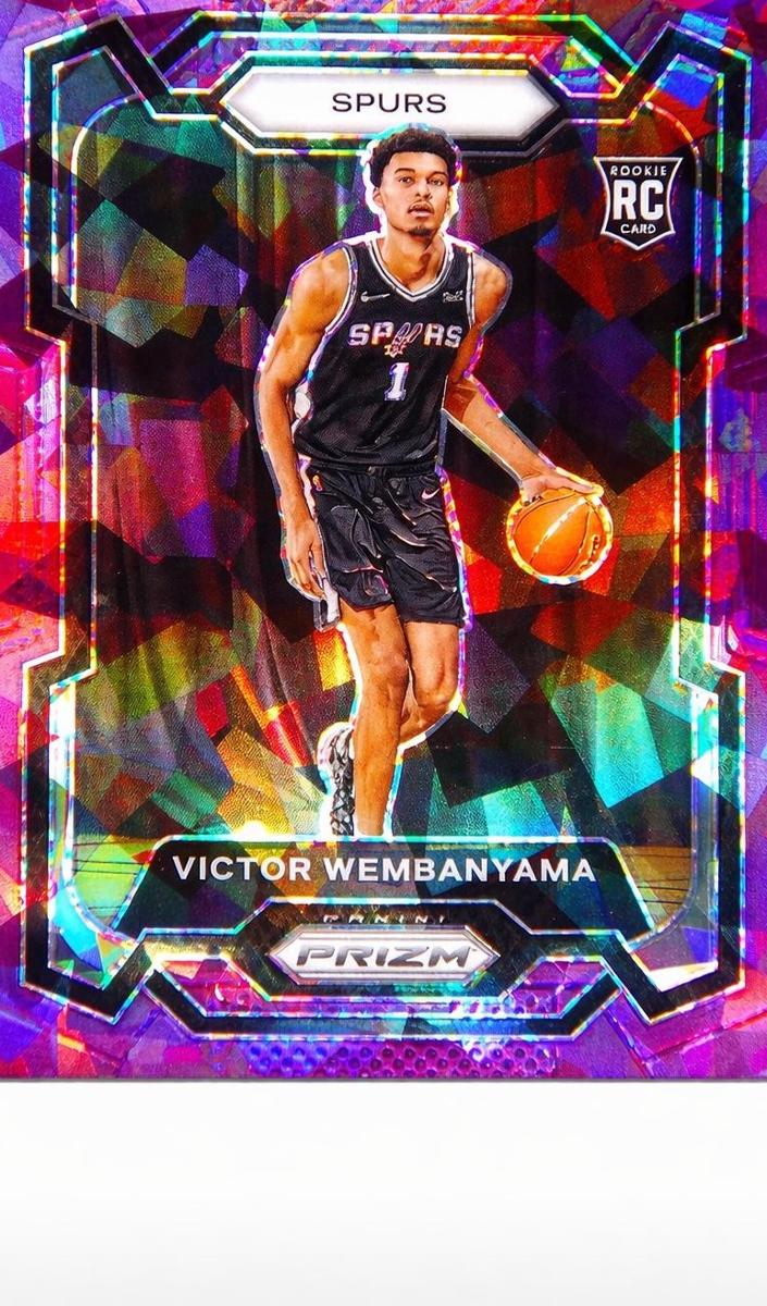 2023 Panini Prizm Basketball Purple Ice Victor Wembanyama #136