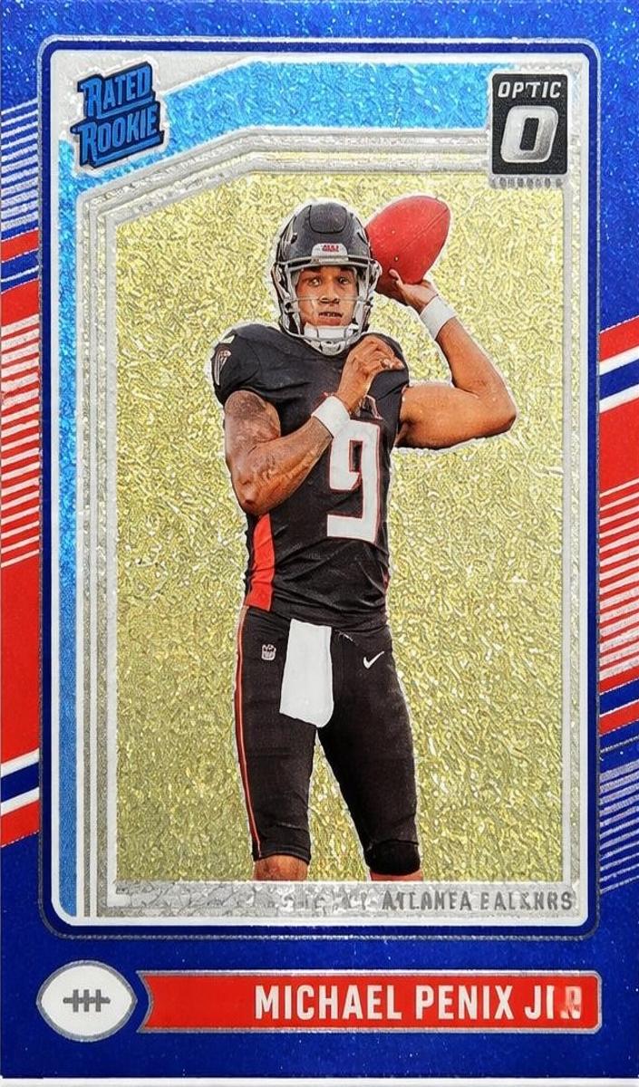 2024 Donruss Optic Football Blue Glitter Michael Penix Jr. #279 PSA 10
