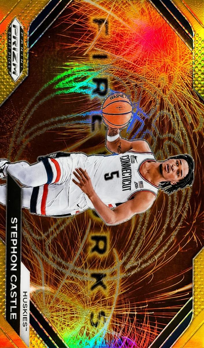 2024 Panini Prizm Draft Picks Basketball Gold Stephon Castle #19