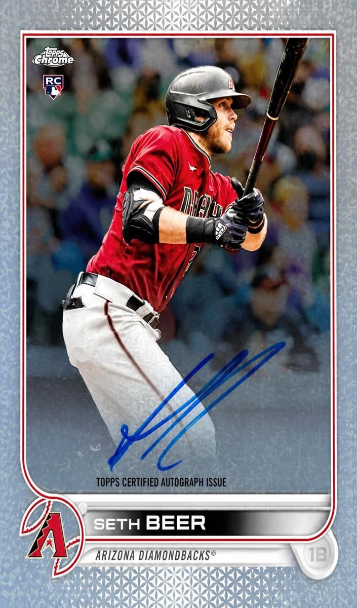 2022 Topps Chrome Baseball Seth Beer #RA-SBE PSA 9