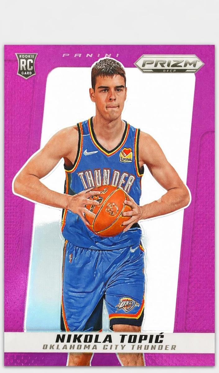 2024 Panini Prizm Deca Basketball Purple Nikola Topic #129