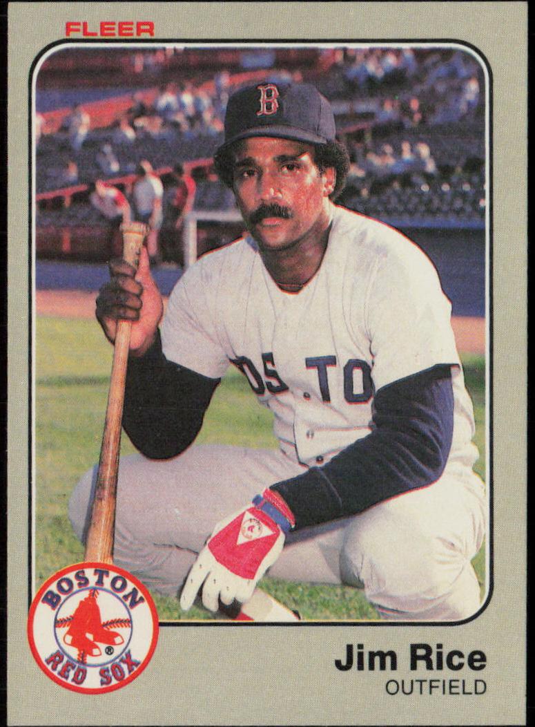 1983 Fleer Baseball Jim Rice #194 PSA 9