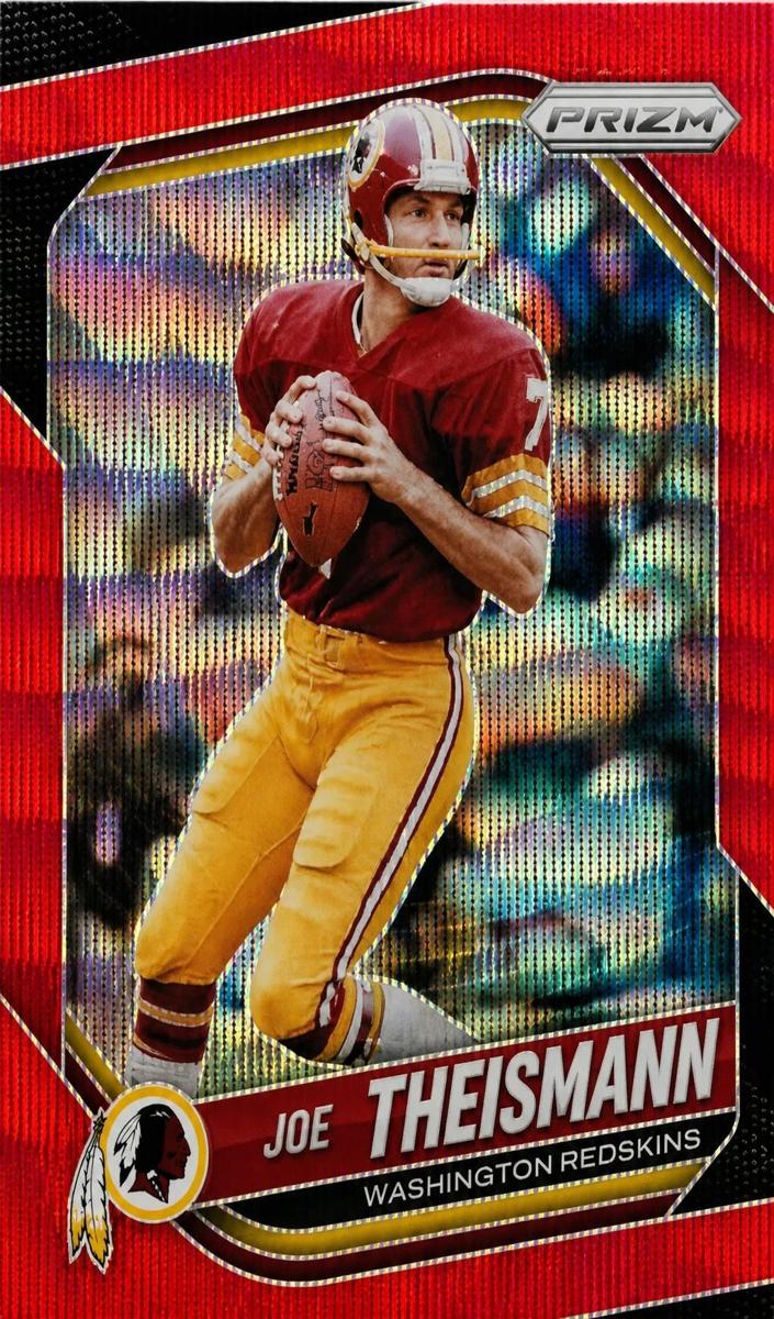 2025 Panini Prizm Football Red Wave Joe Theismann #284