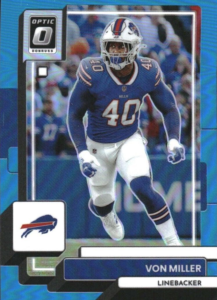 2022 Donruss Optic Football Aqua Von Miller #24 PSA 10