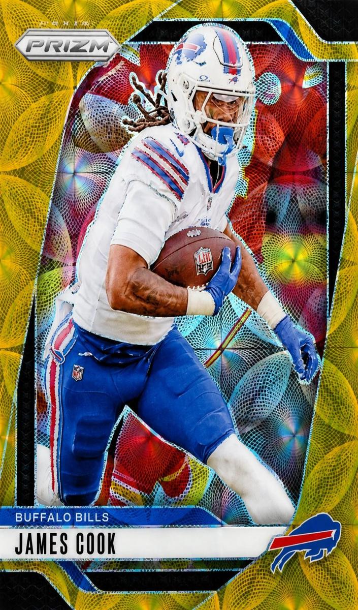 2024 Panini Prizm Football Choice Gold James Cook #29