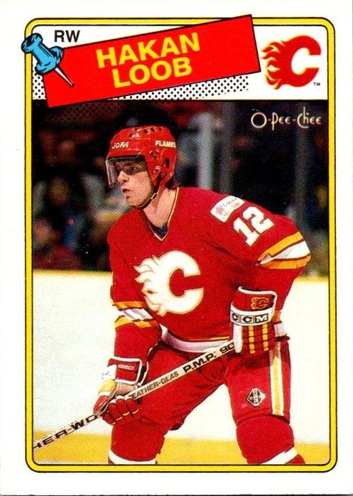 1988 O-Pee-Chee Hockey Hakan Loob #110
