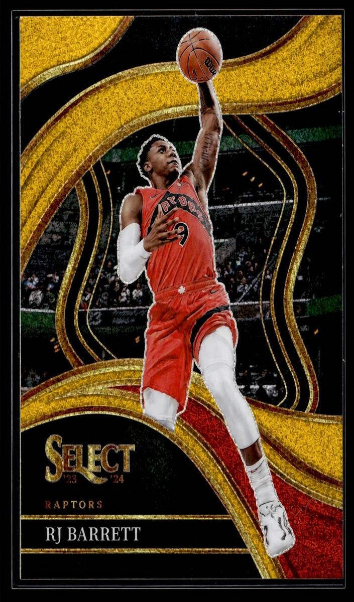 2023 Panini Select Basketball Gold Glitter RJ Barrett #201