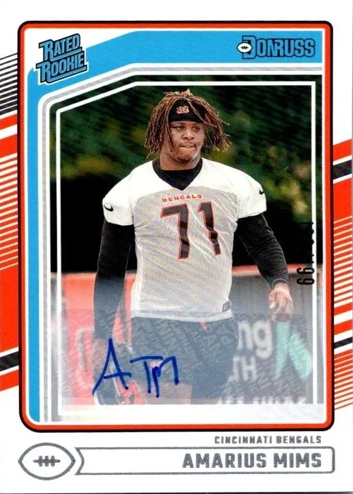 2024 Panini Donruss Football Amarius Mims #350