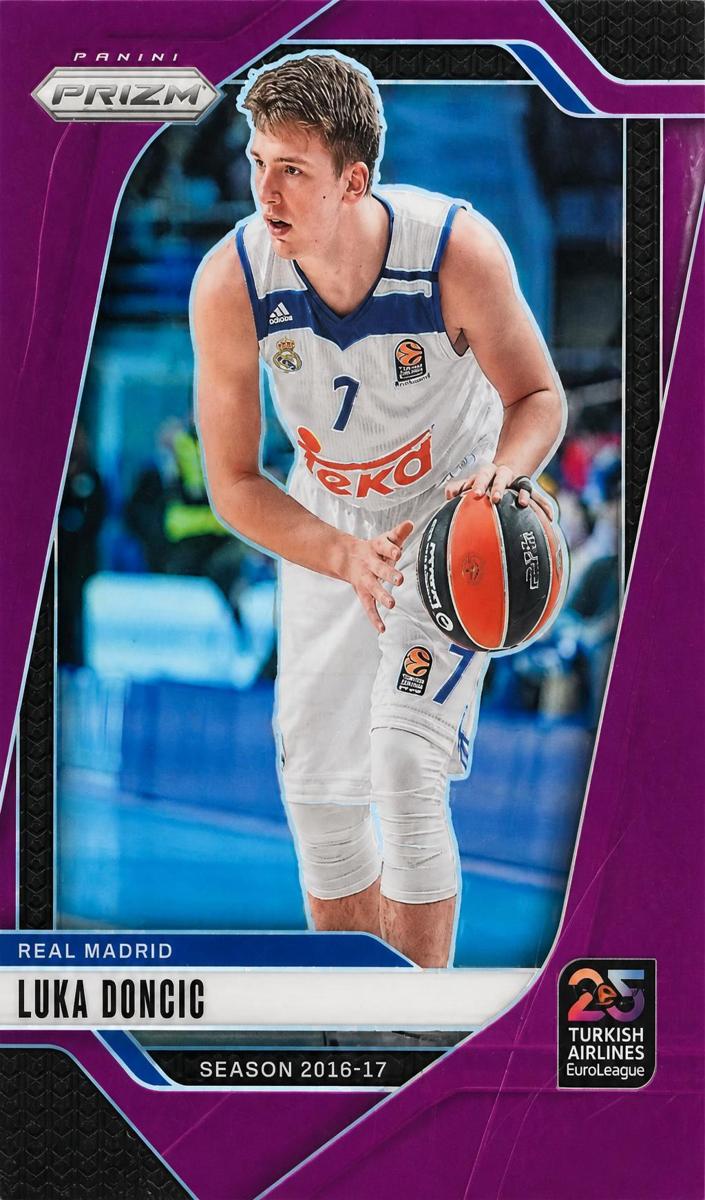 2024 Panini Prizm Turkish Airlines EuroLeague Basketball Purple Luka Doncic #47