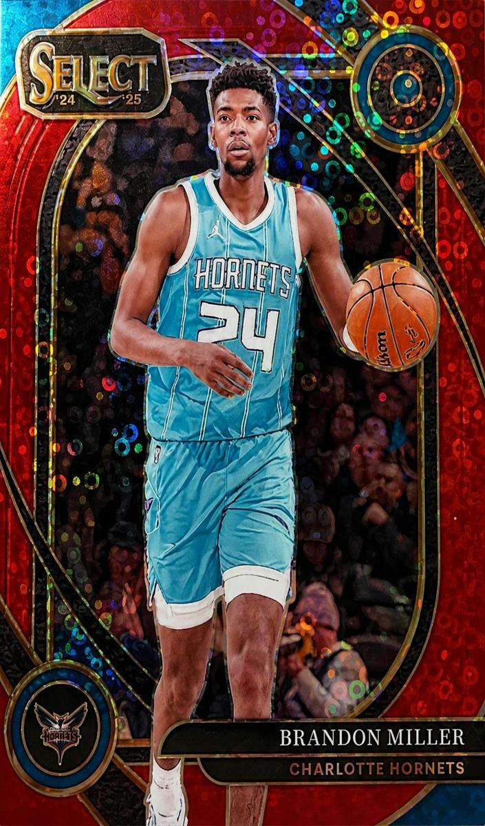 2024 Panini Select Basketball Red Disco Brandon Miller #216
