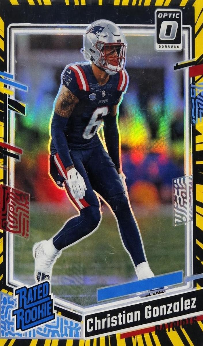 2023 Donruss Optic Football Electricity Christian Gonzalez #274