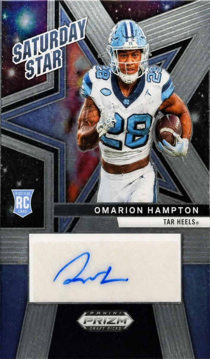 2025 Panini Prizm Draft Picks Football Omarion Hampton #SSS-OHN