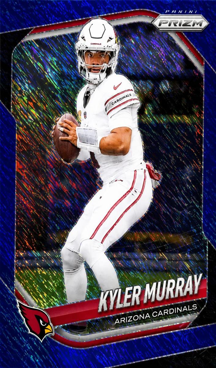 2025 Panini Prizm Football Blue Shimmer Kyler Murray #87
