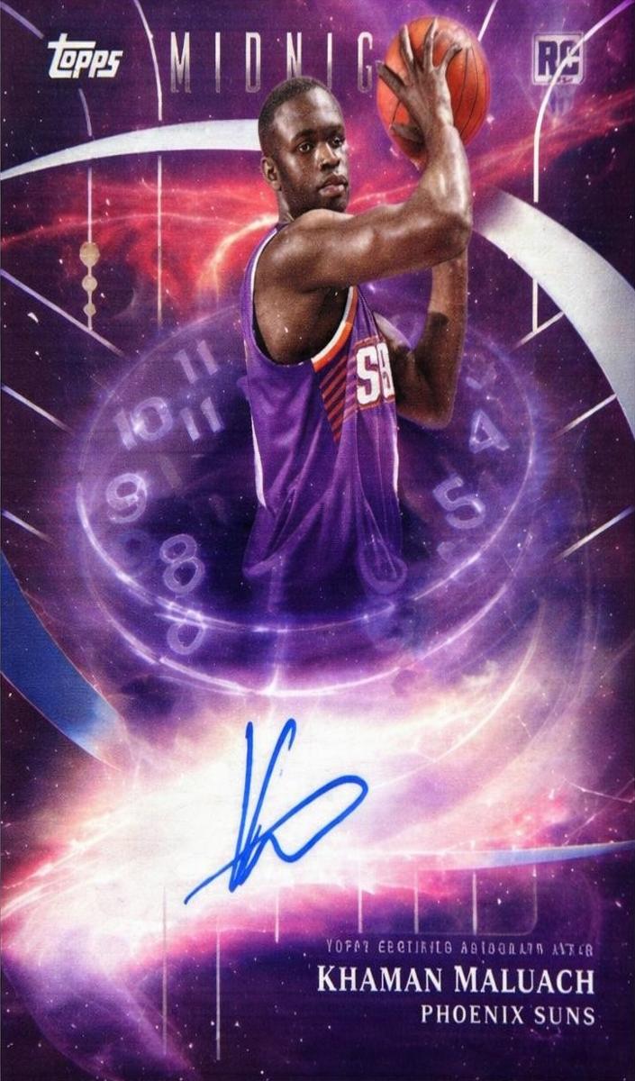 2025 Topps Midnight Basketball Khaman Maluach #SMR-KM