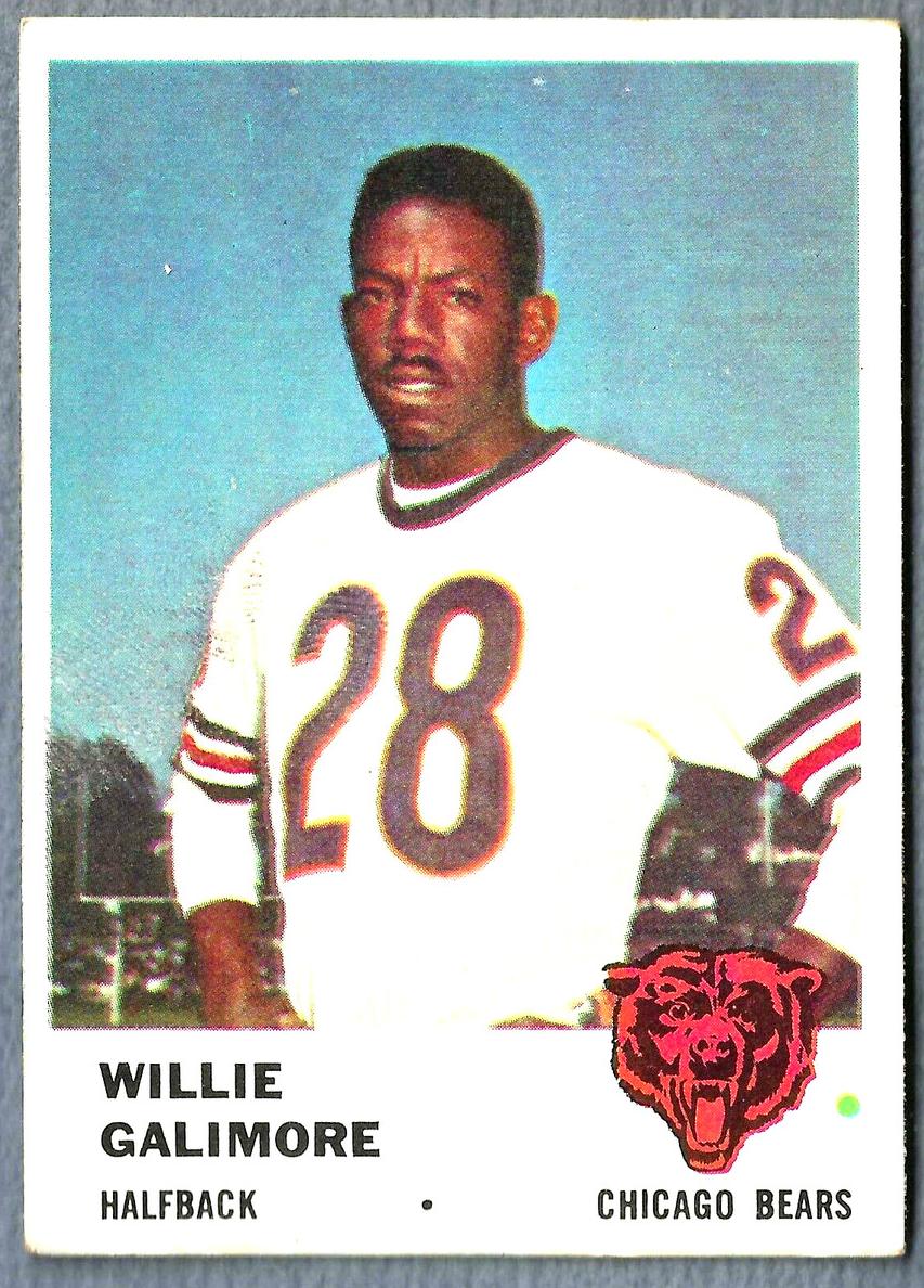 1961 Fleer Football Willie Galimore #3
