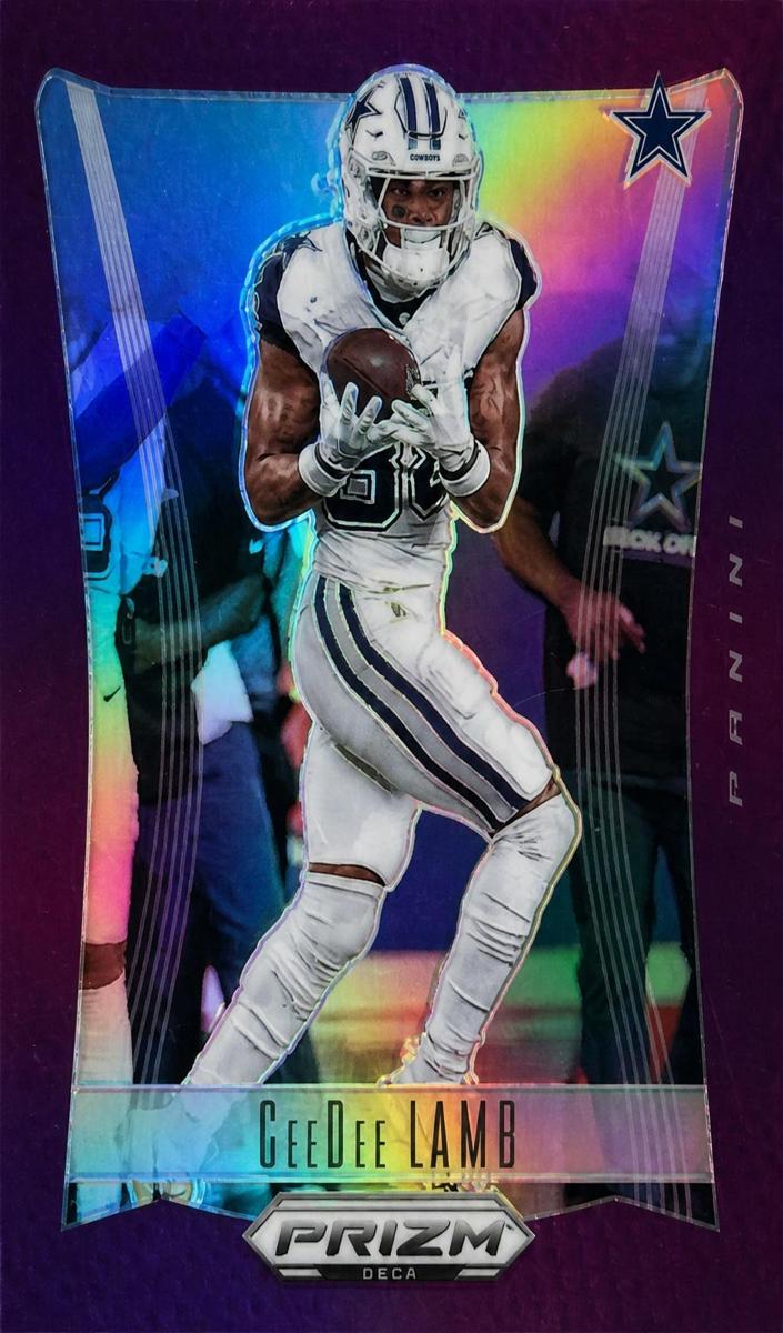 2024 Panini Prizm Deca Football Purple CeeDee Lamb #78 PSA 10